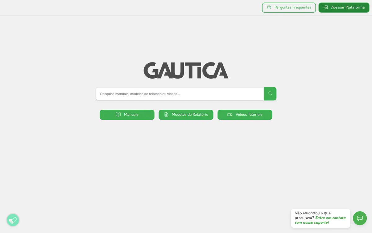 Site Central de Ajuda GAUTICA