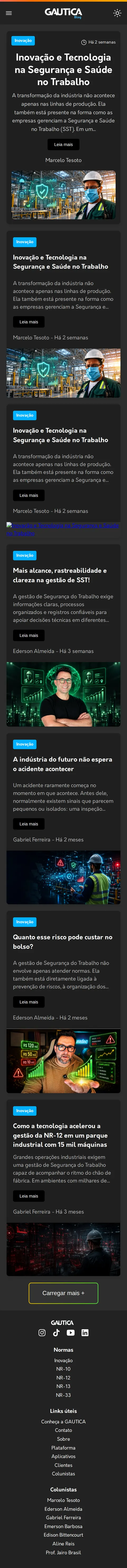 Blog GAUTICA no celular